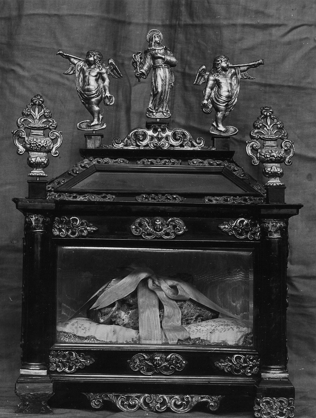 reliquiario, opera isolata - bottega ligure (sec. XVII)