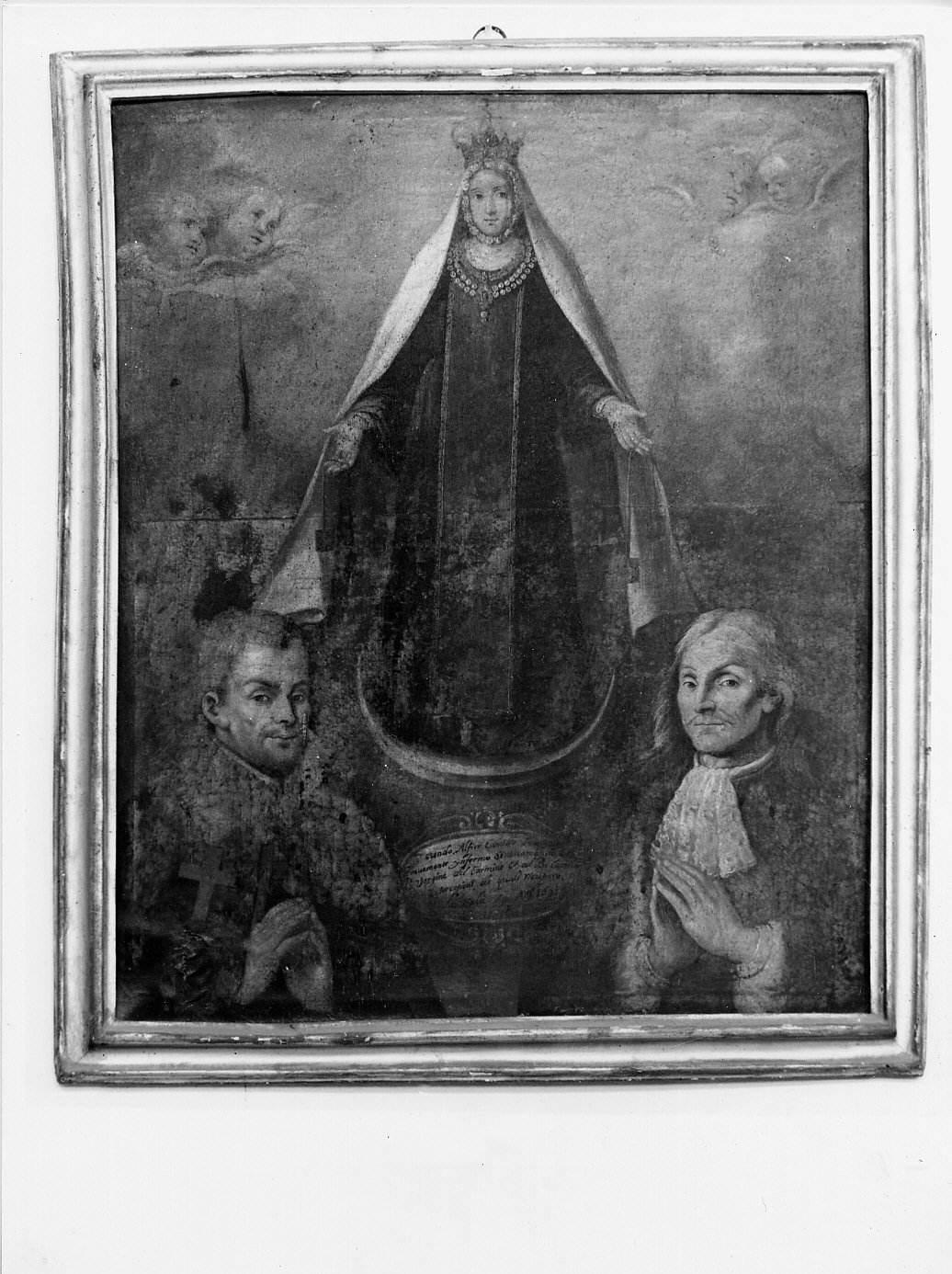 Madonna del Carmelo e santi (dipinto, opera isolata) - ambito ligure (sec. XVII)