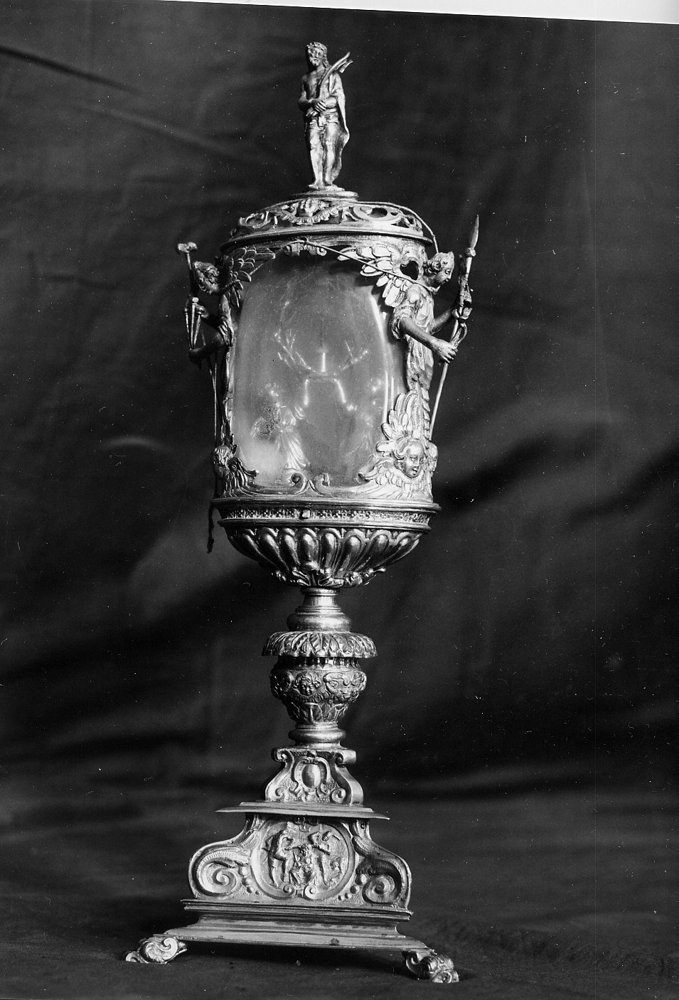 reliquiario, opera isolata - bottega ligure (secc. XVI/ XVII)