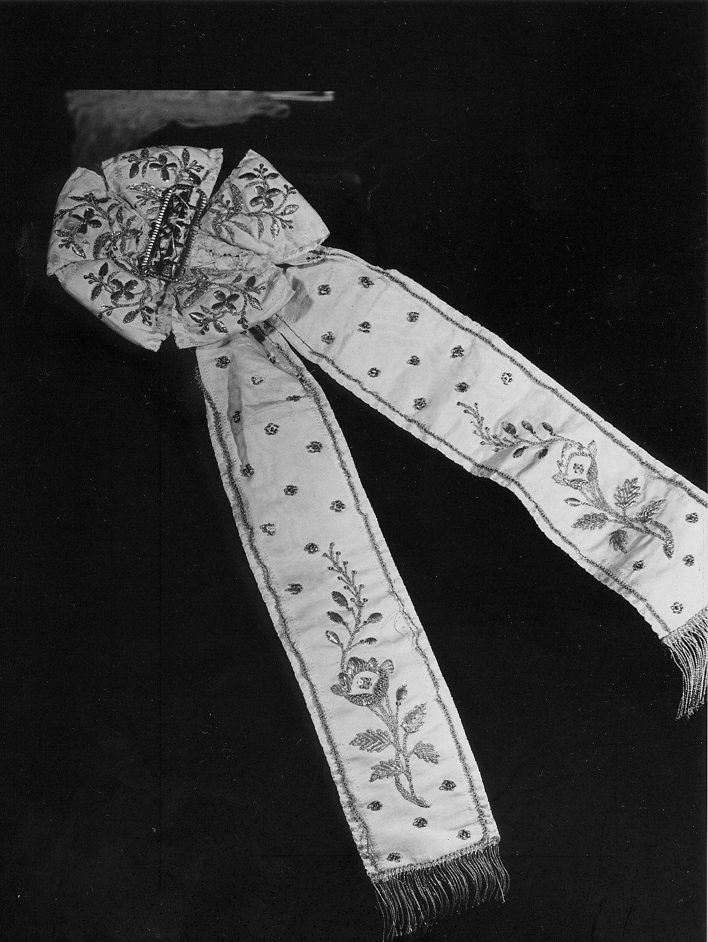 coccarda, opera isolata - manifattura ligure (secc. XVIII/ XIX)