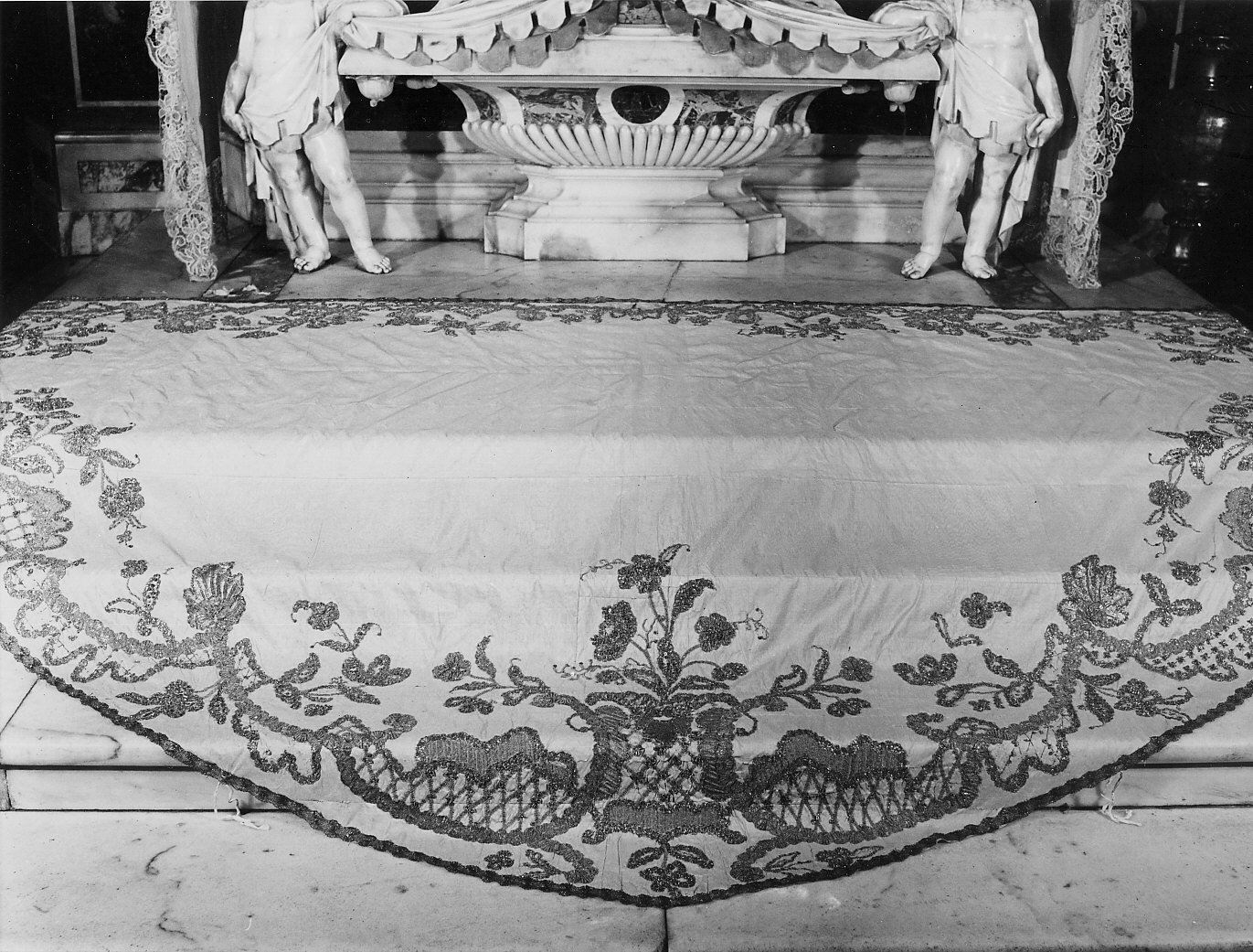 veste da statua, opera isolata - manifattura italiana (prima metà sec. XVIII)