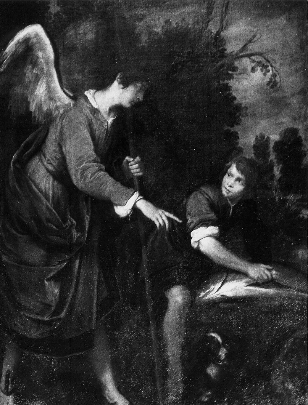 Tobia e l'Angelo (dipinto, opera isolata) di De Ferrari Giovanni Andrea (sec. XVII)