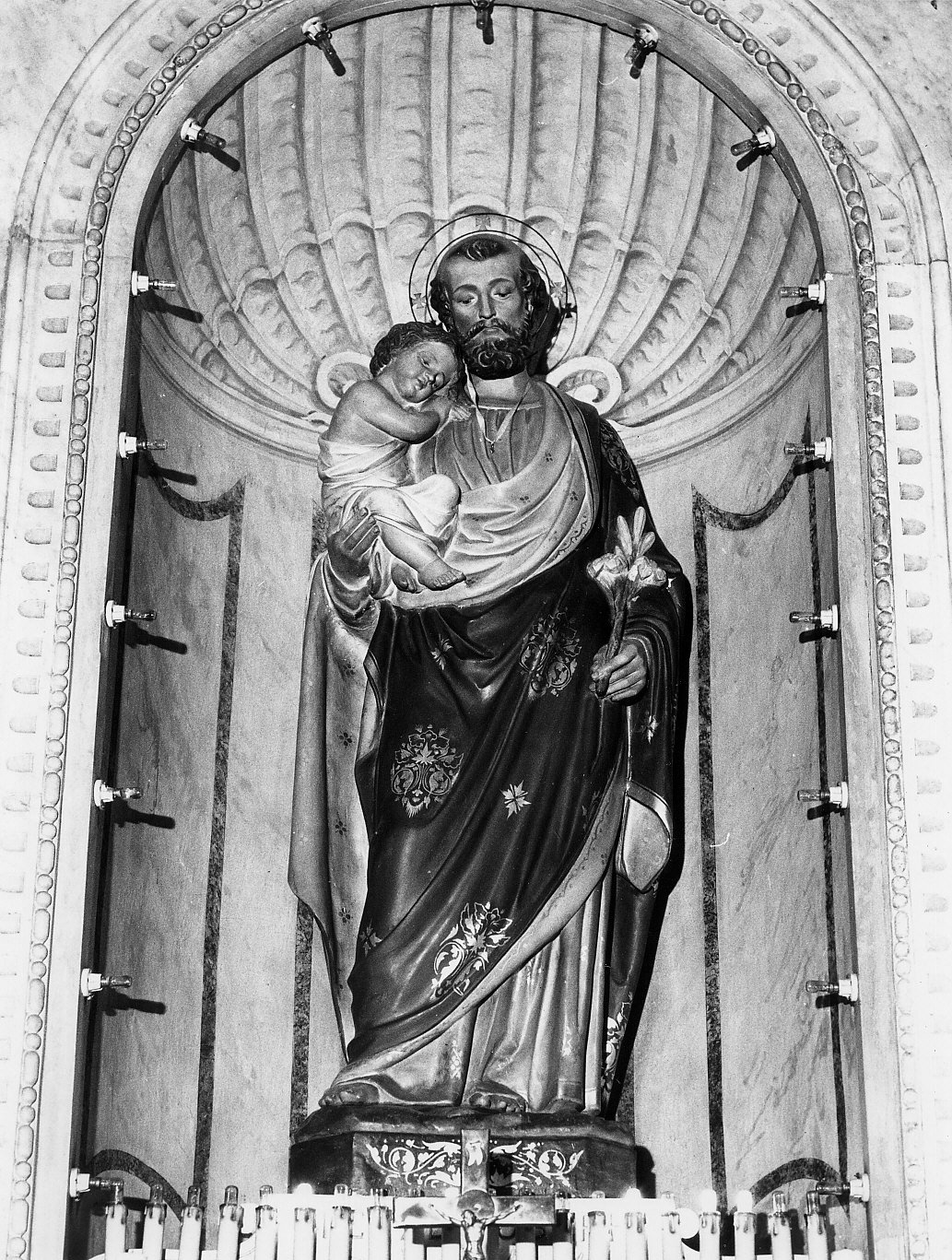 San Giuseppe (statua, opera isolata) - bottega ligure (ultimo quarto sec. XIX)