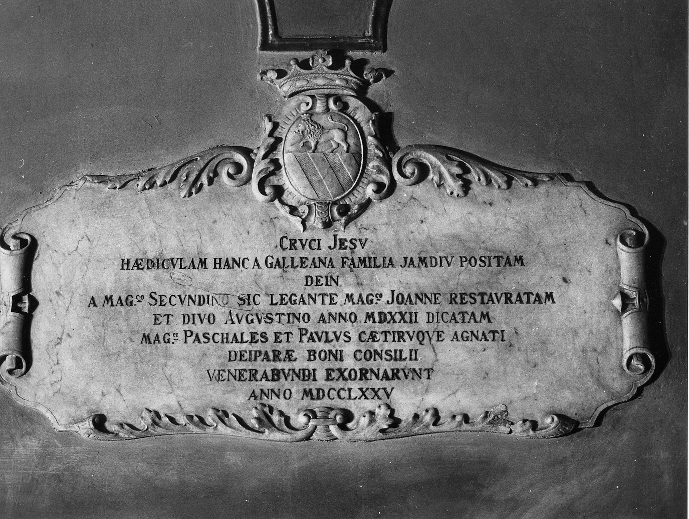 lapide commemorativa, opera isolata - bottega ligure (sec. XVIII)
