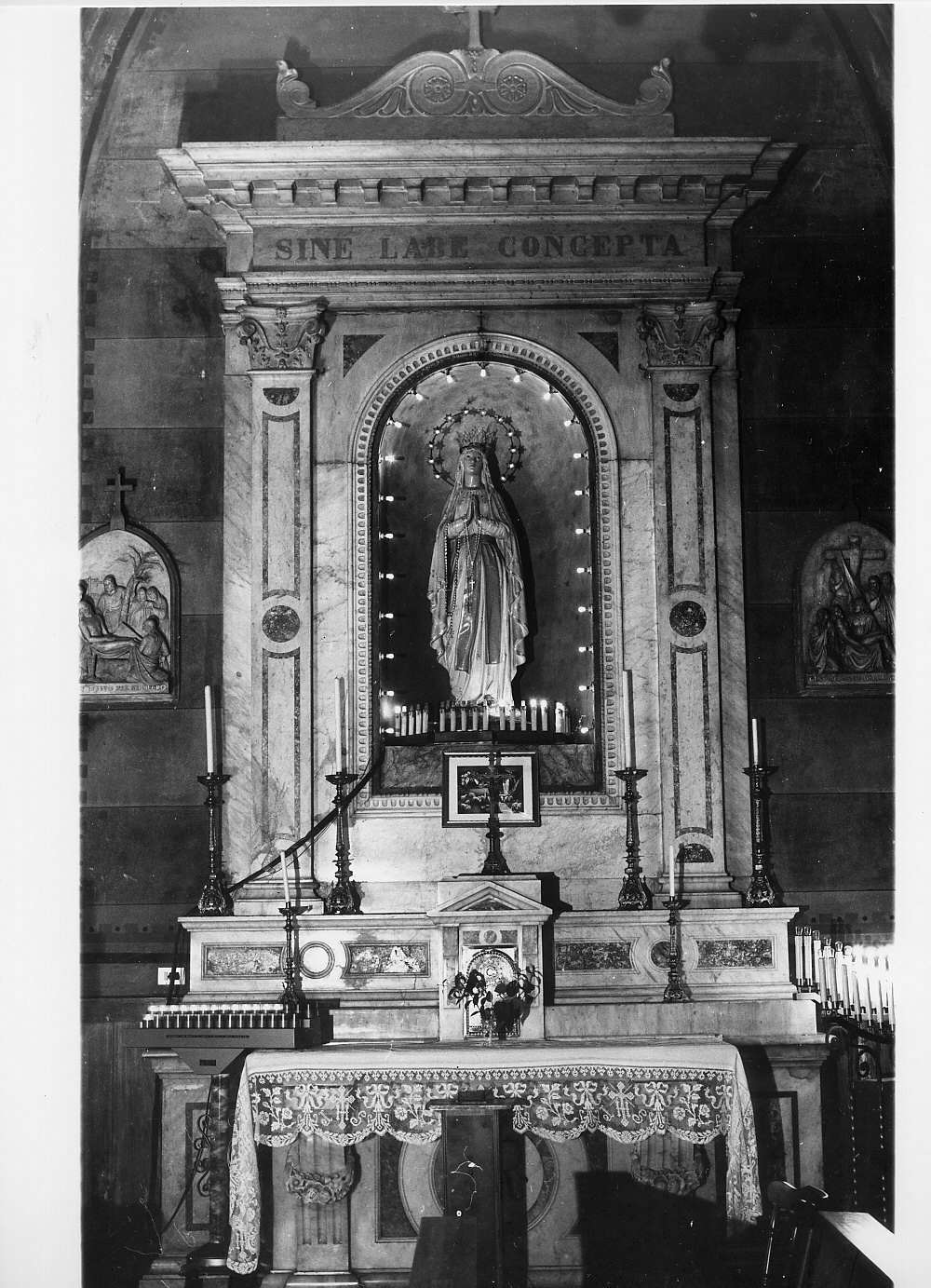 altare, insieme - bottega ligure (sec. XIX)