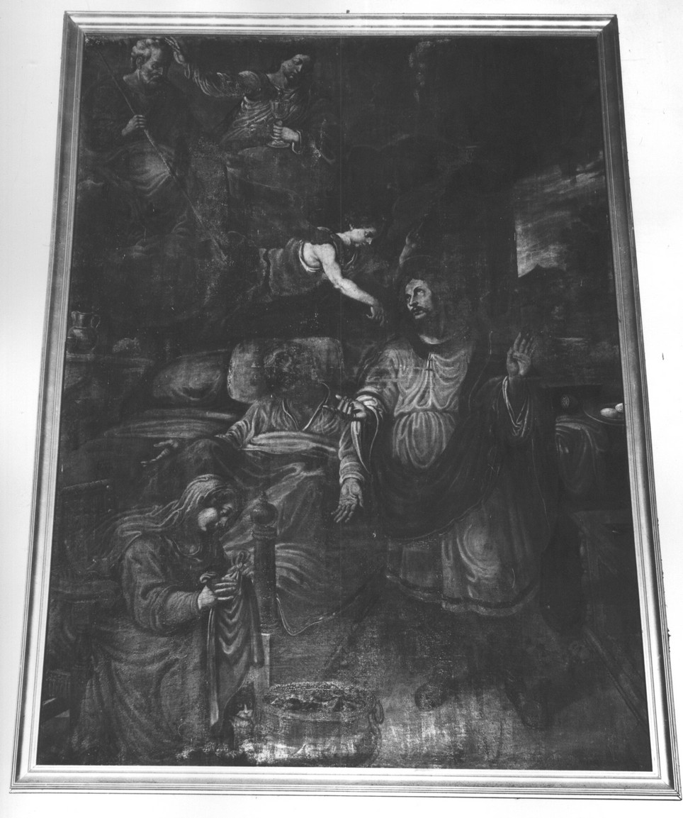 morte di San Giuseppe (dipinto, opera isolata) - ambito italiano (sec. XVII)