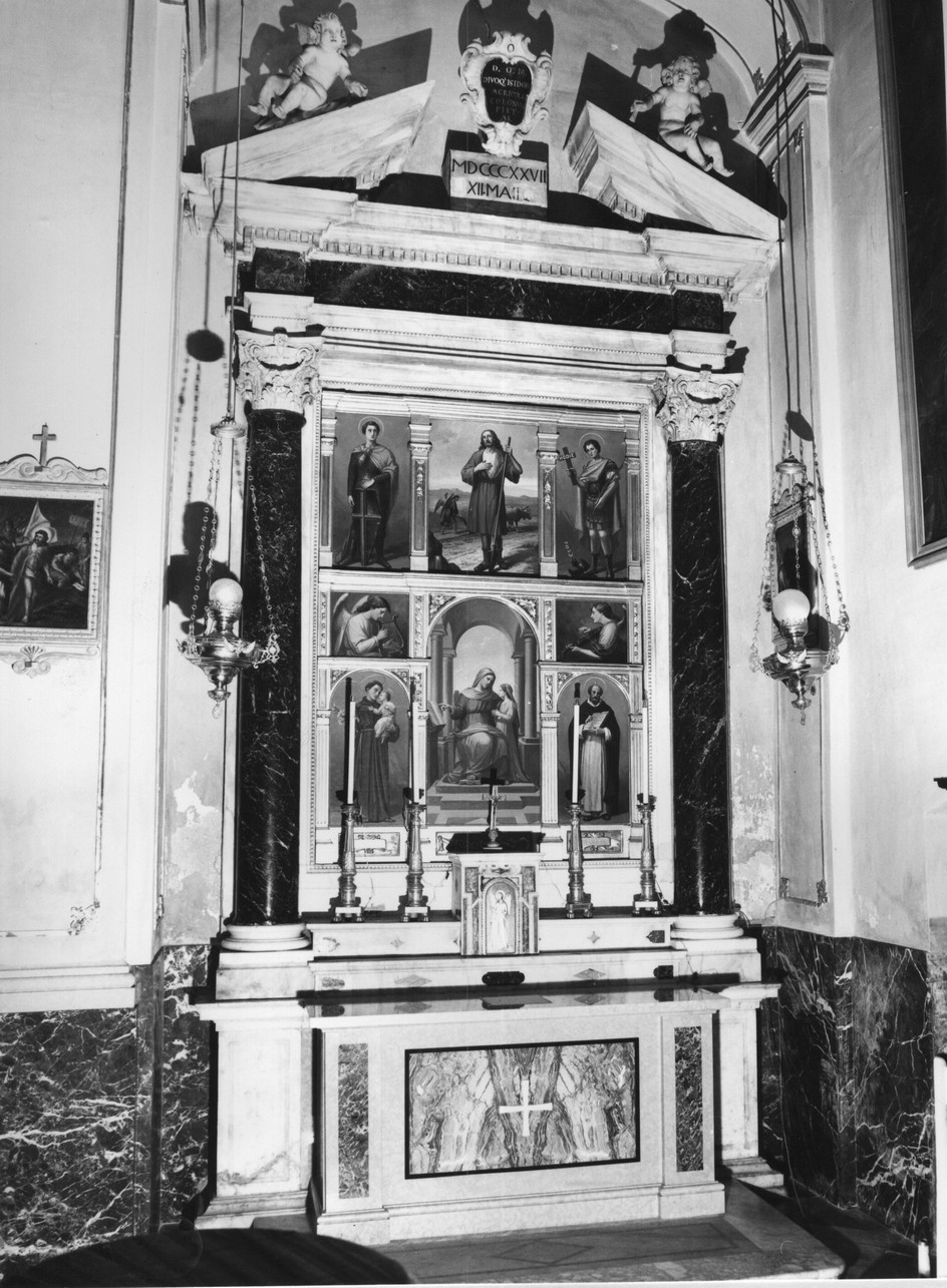 altare, opera isolata - bottega italiana (sec. XIX)