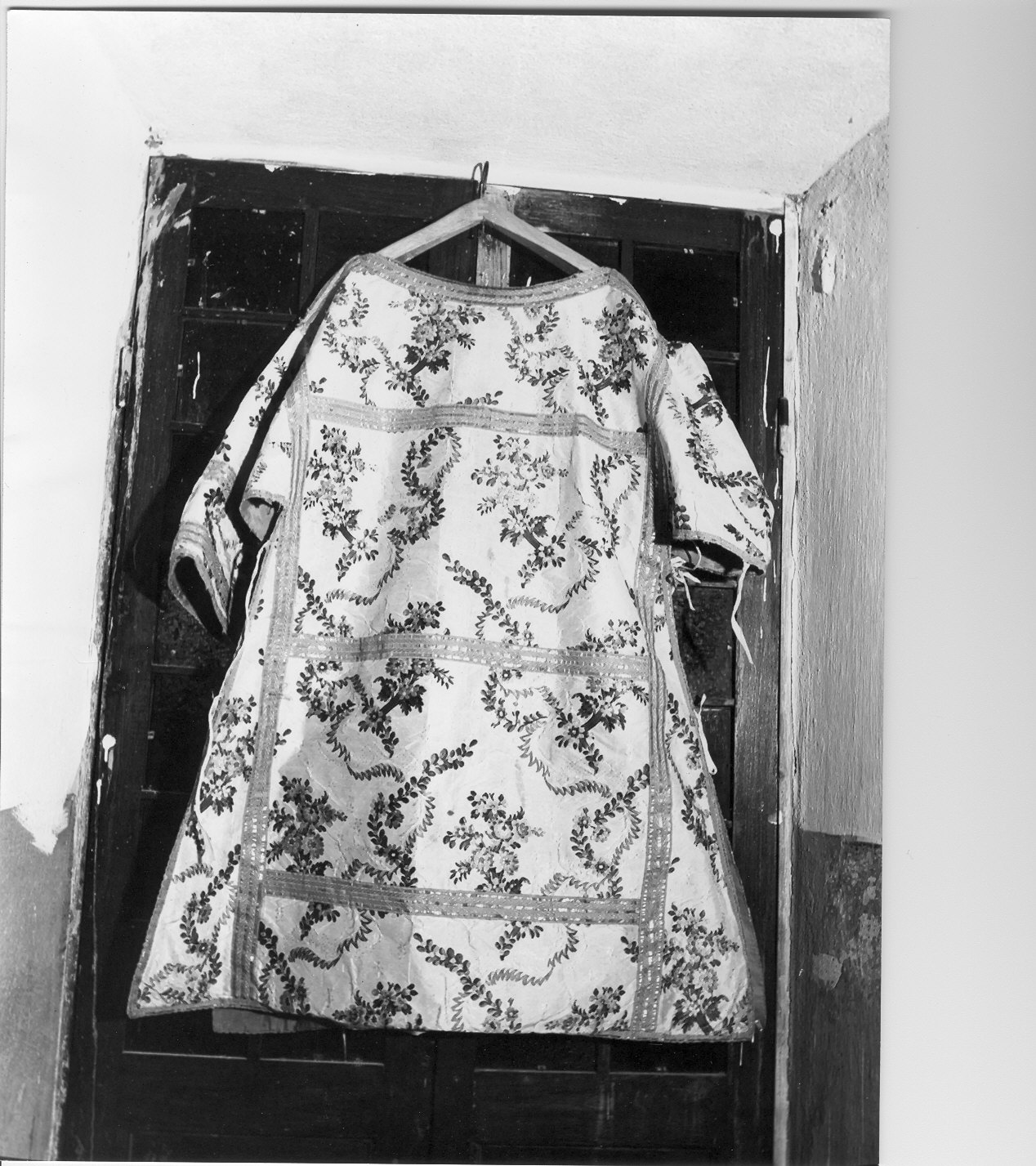 tunicella, elemento d'insieme - manifattura genovese (ultimo quarto sec. XVIII)