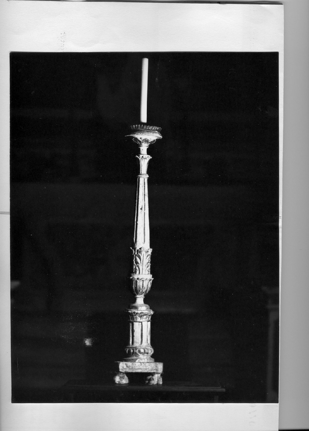 candeliere, serie - bottega ligure (sec. XIX)