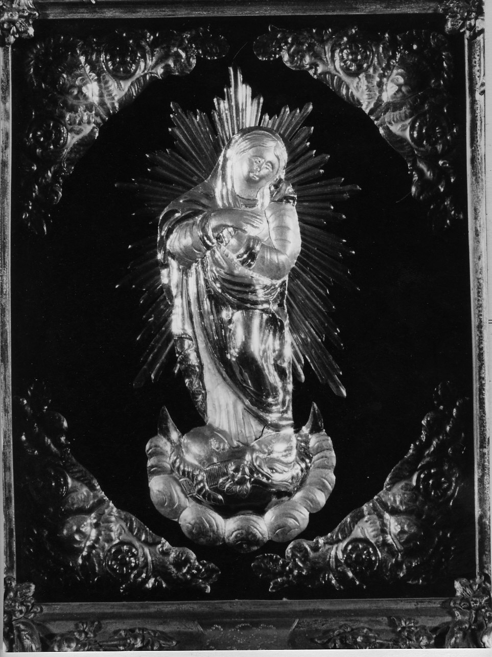 Madonna Immacolata (ex voto, opera isolata) - bottega ligure (sec. XIX)