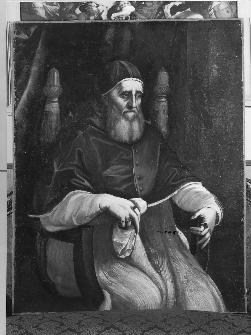 papa Giulio II (dipinto, opera isolata) - ambito ligure (sec. XVII)