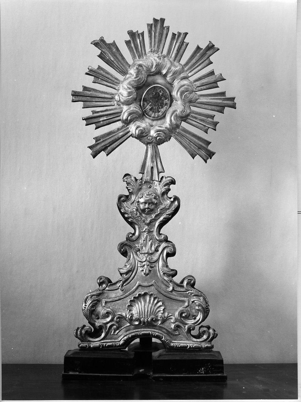 motivi decorativi (reliquiario - a ostensorio, opera isolata) - bottega ligure (sec. XIX)