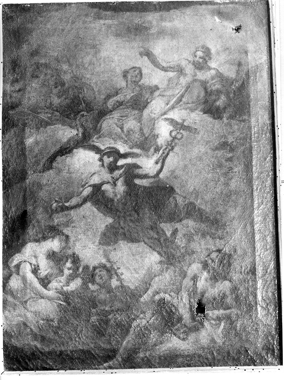 concilio degli dei (dipinto, opera isolata) - ambito ligure (sec. XVIII)