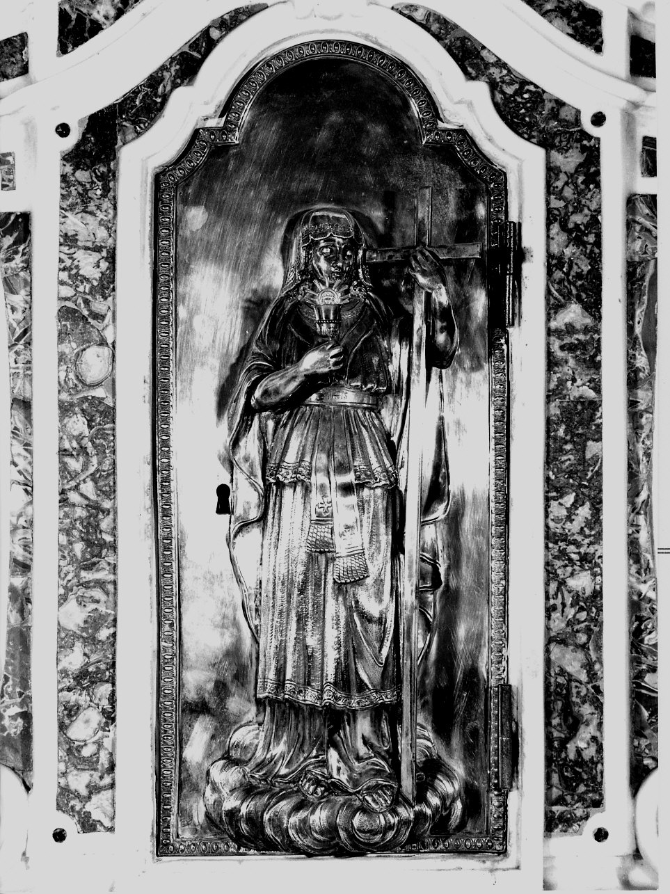 Fede (sportello di tabernacolo, elemento d'insieme) - bottega ligure (secc. XIX/ XX)