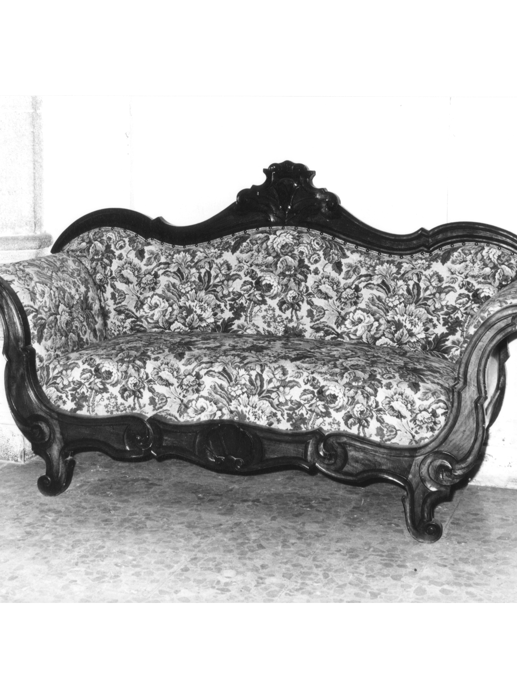 divano, opera isolata - bottega ligure, manifattura ligure (secc. XIX/ XX)