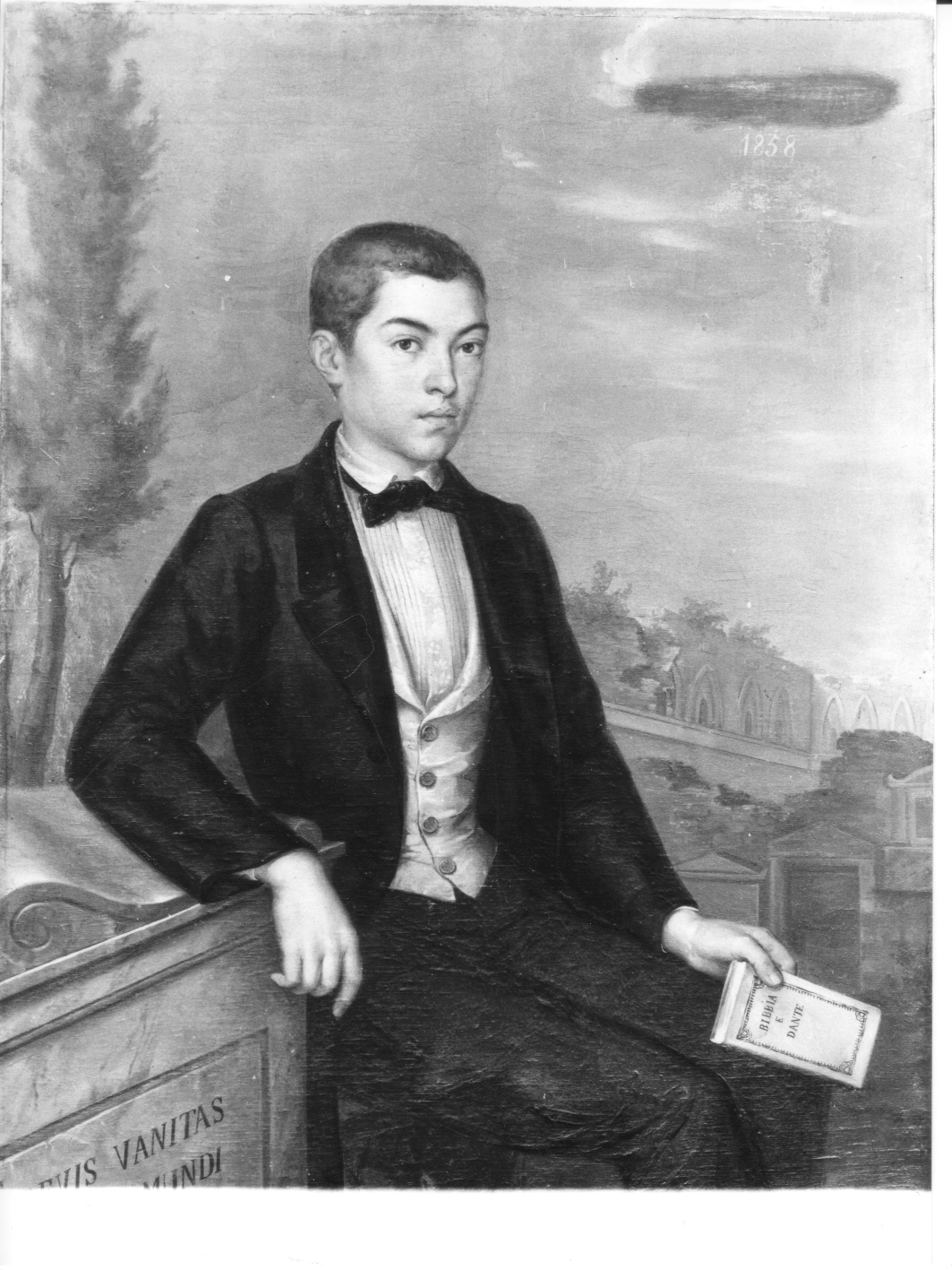 giovane (dipinto, opera isolata) - ambito ligure (sec. XIX)