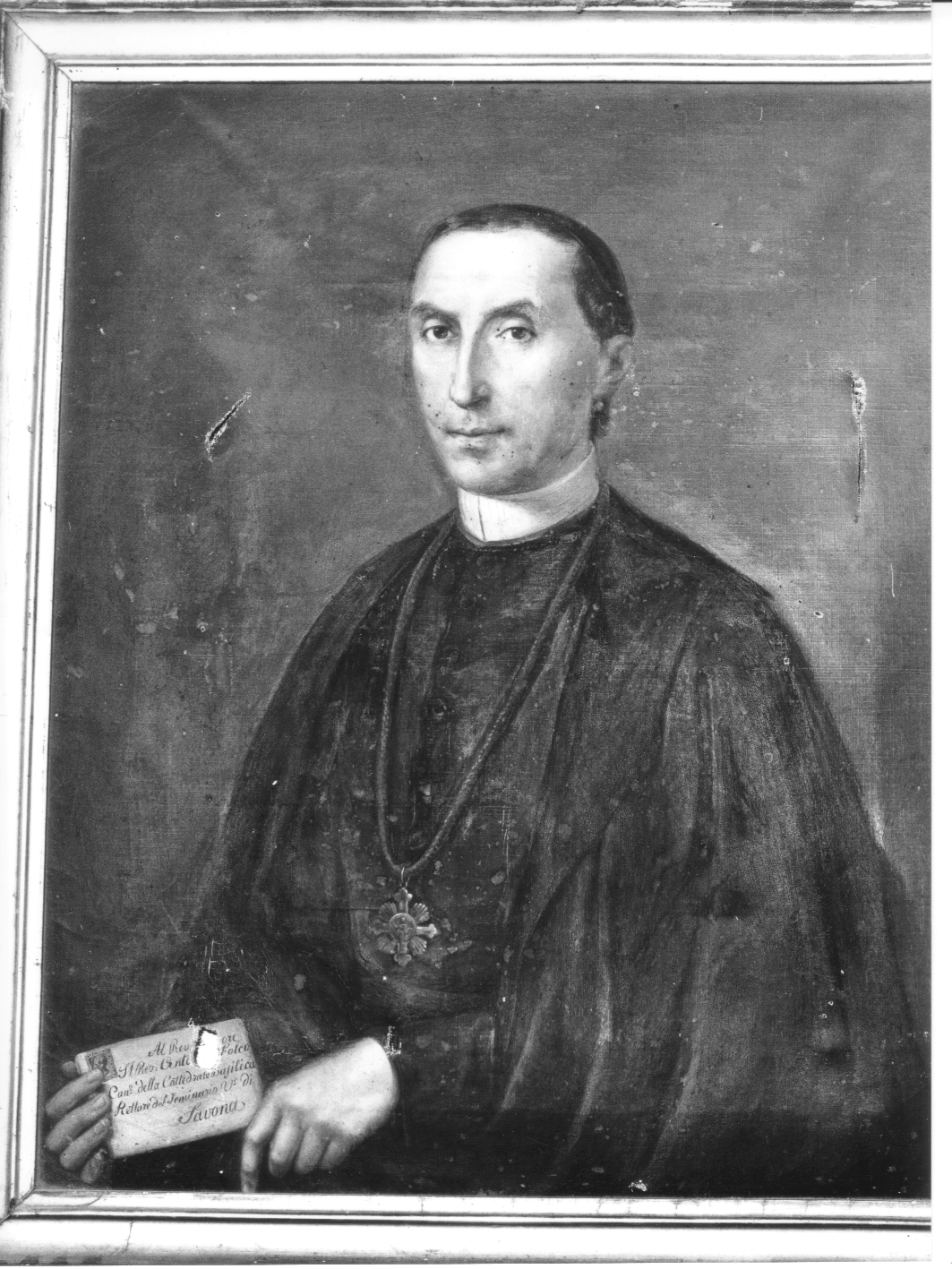 rettore Antonio Folco (dipinto, opera isolata) - ambito ligure (sec. XIX)