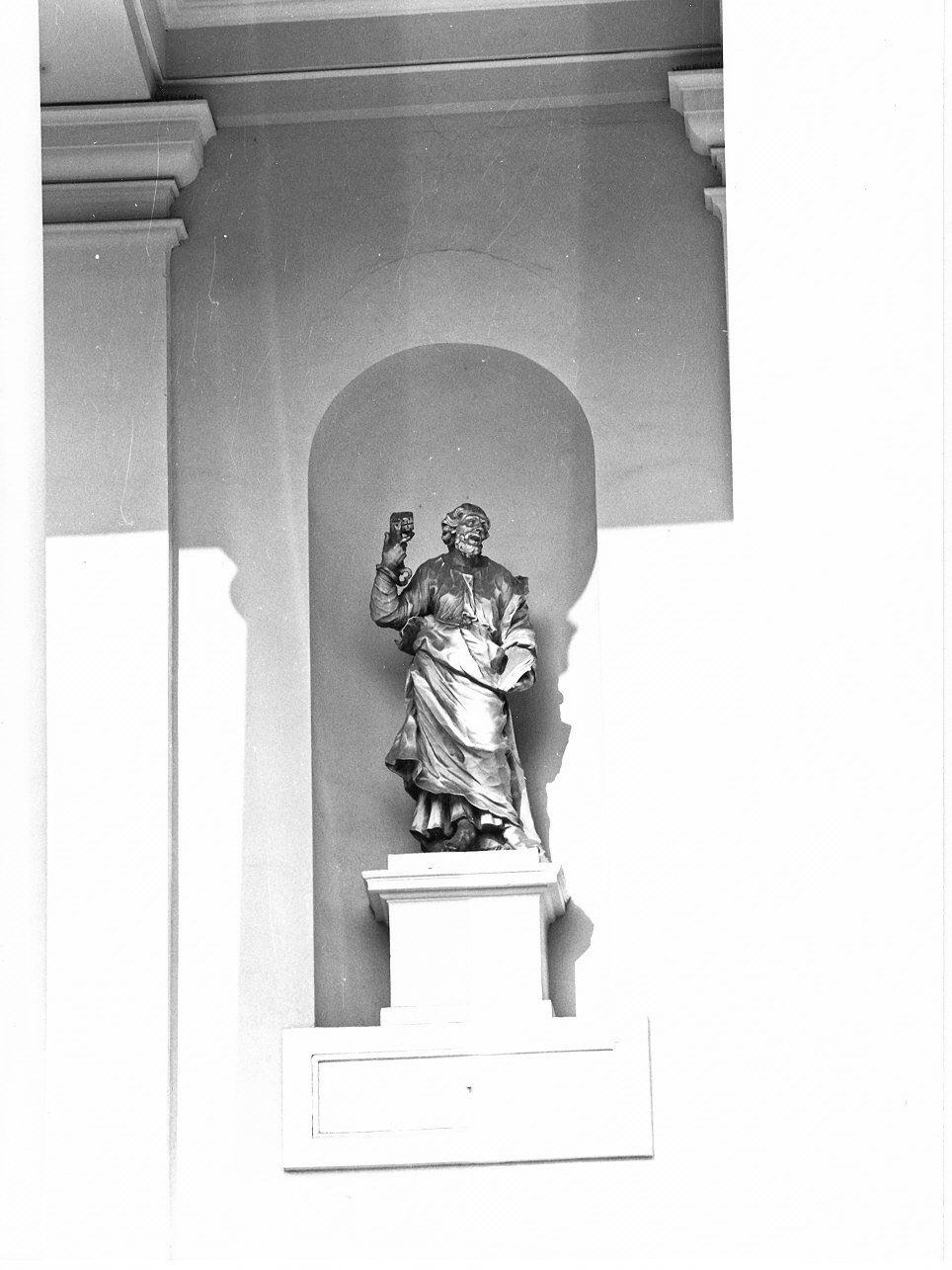 San Pietro Apostolo (statua, opera isolata) - ambito ligure (ultimo quarto sec. XVII)