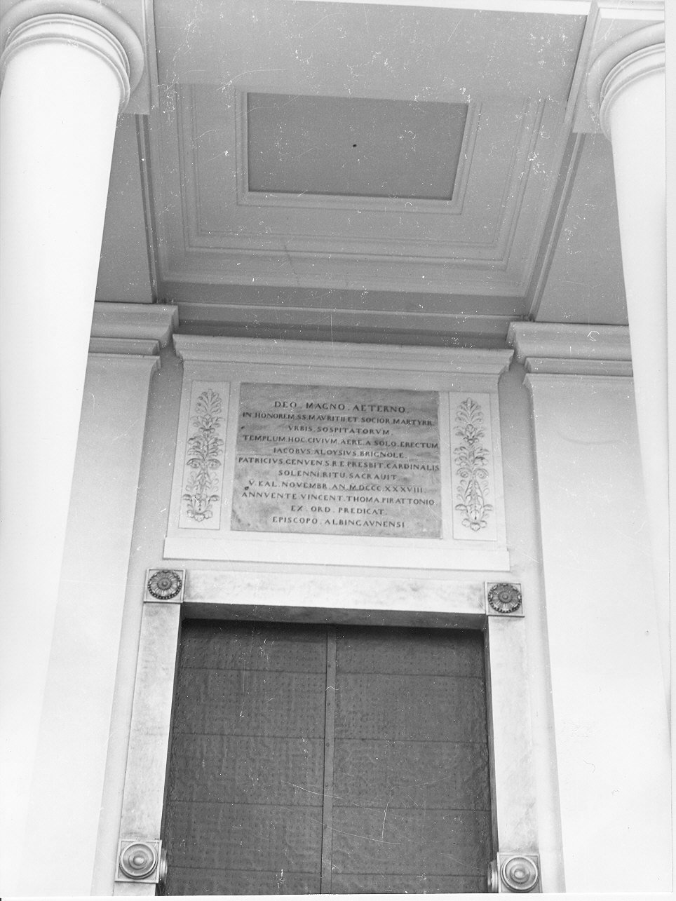 lapide documentaria, opera isolata - bottega ligure (secondo quarto sec. XIX)