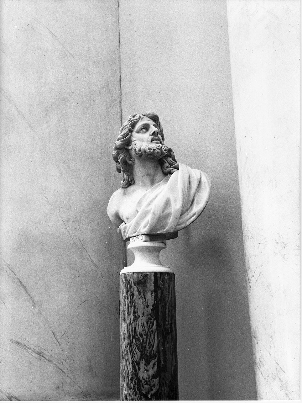 San Marco Evangelista (busto, opera isolata) di Revelli Salvatore (metà sec. XIX)