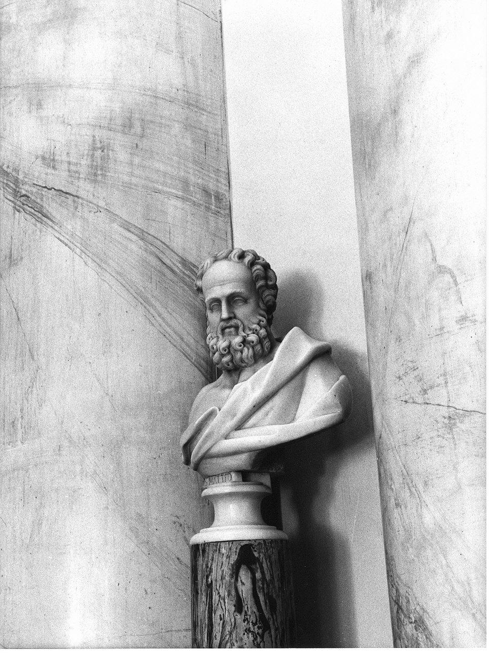 San Matteo Evangelista (busto, opera isolata) di Revelli Salvatore (metà sec. XIX)