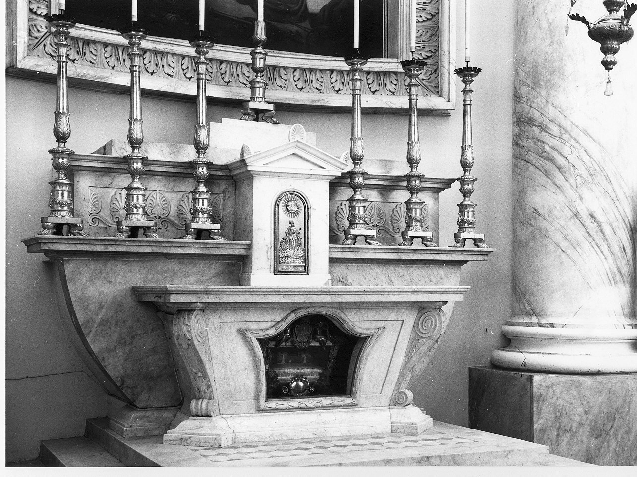 altare, opera isolata di Ghersi Filippo (secondo quarto, terzo quarto sec. XIX, sec. XIX)