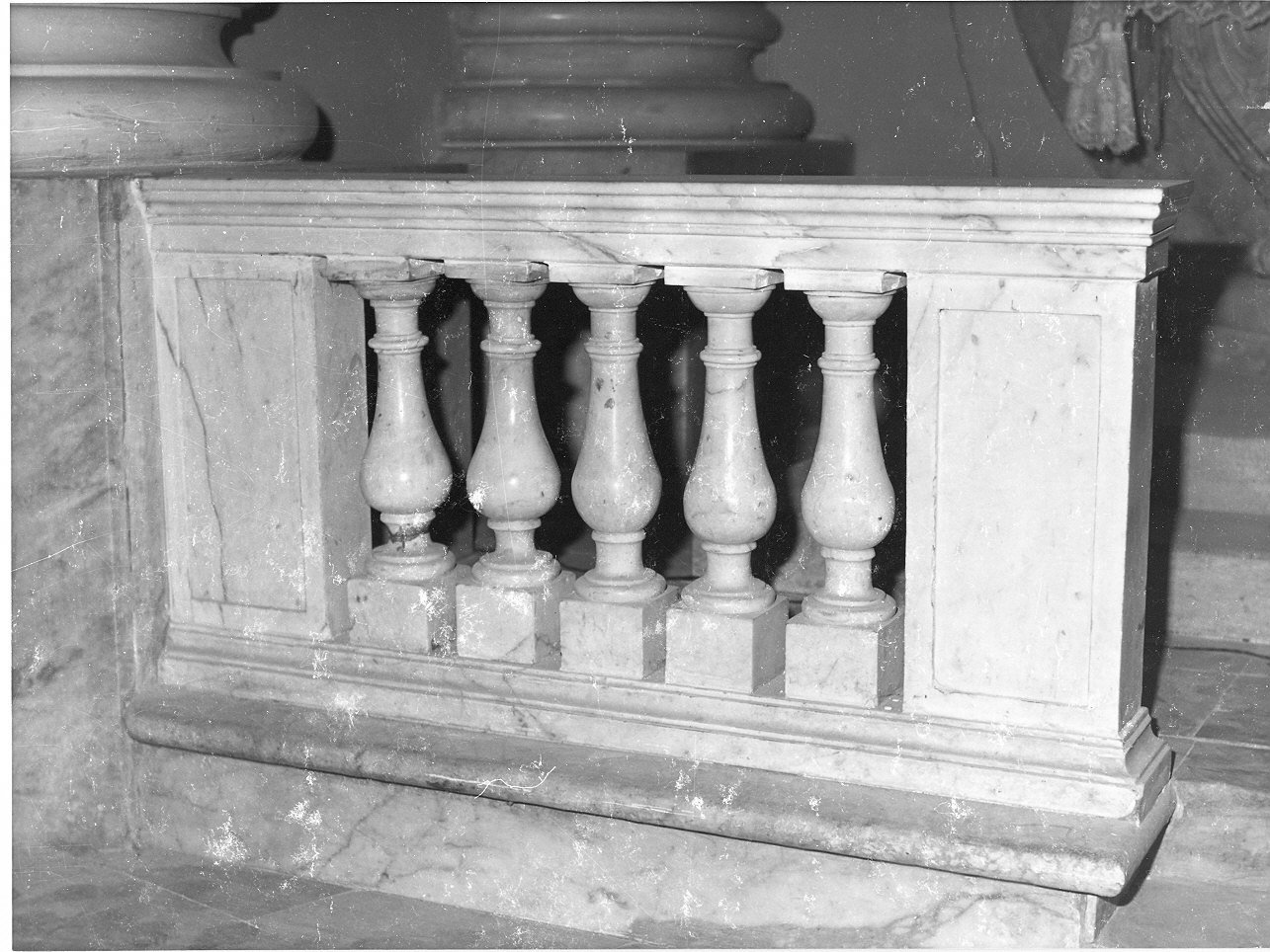 balaustrata, coppia di Canale Nicolò, Bardi Pietro, Bardi Filippo (prima metà sec. XIX)