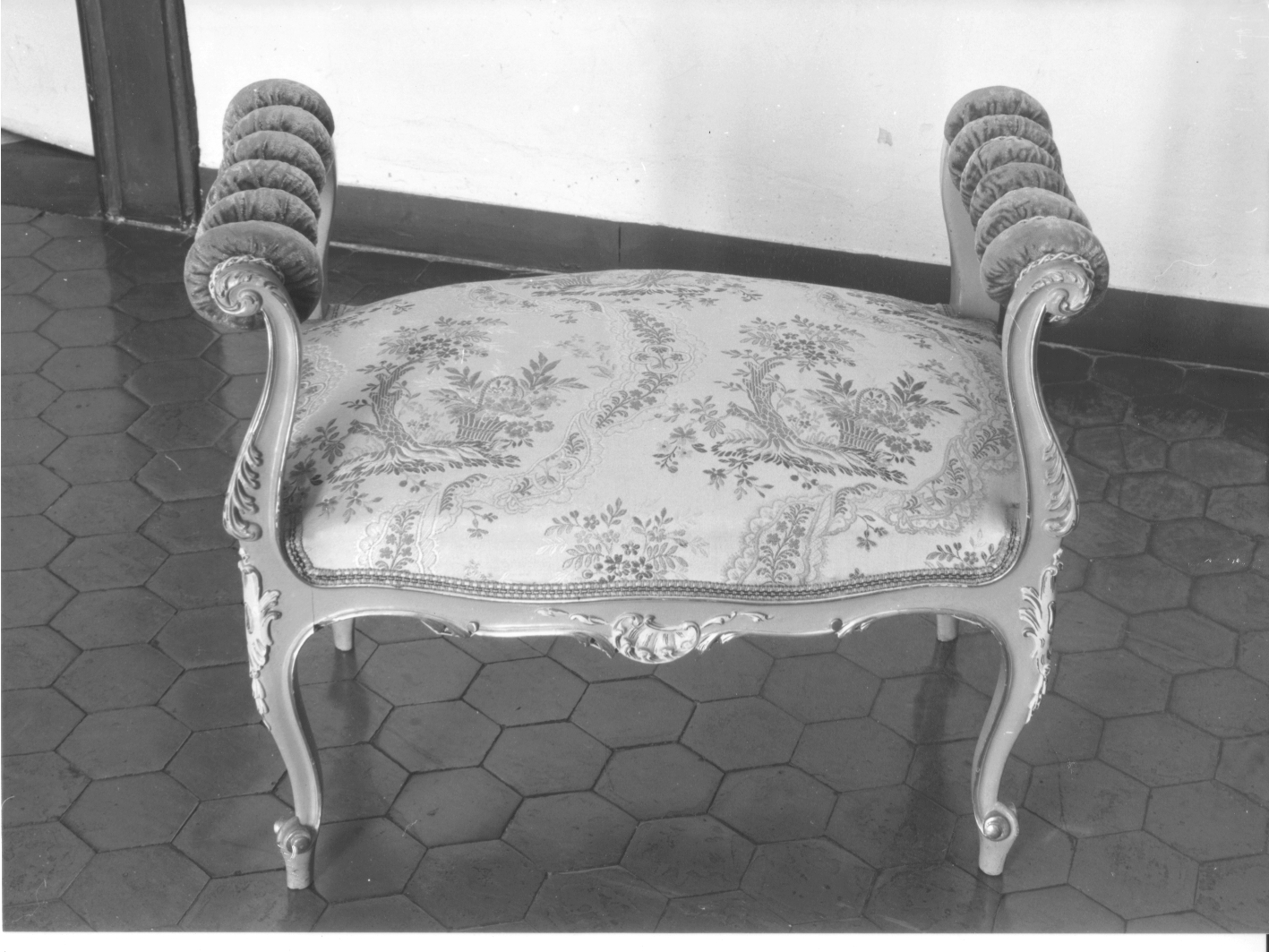 sedile, opera isolata - bottega ligure, manifattura ligure (fine sec. XIX)