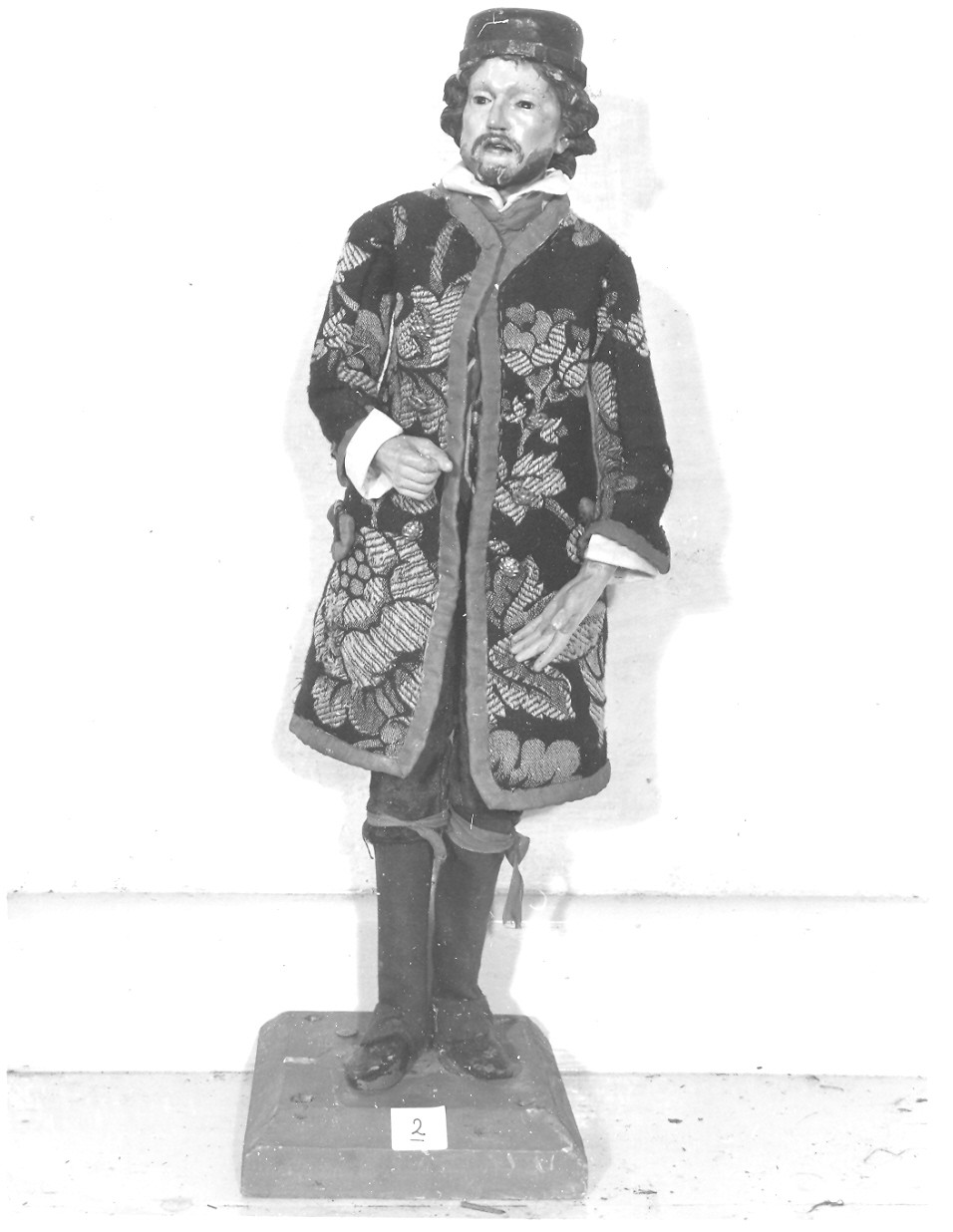 personaggio maschile (statua da presepio, elemento d'insieme) di Maragliano Anton Maria (bottega) (prima metà sec. XVIII)