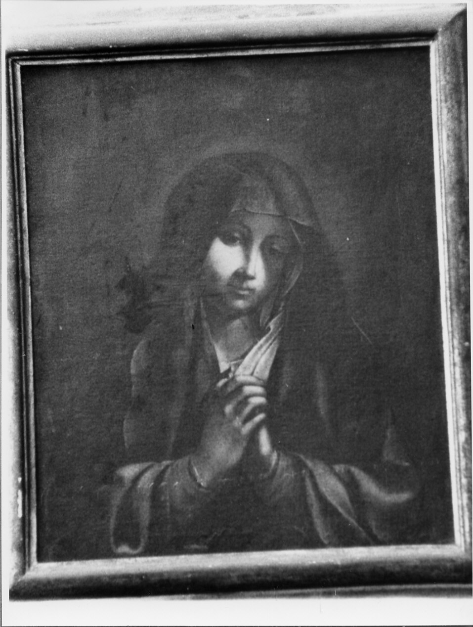 Madonna orante (dipinto, opera isolata) di Reni Guido (maniera) (fine/inizio secc. XVIII/ XIX)