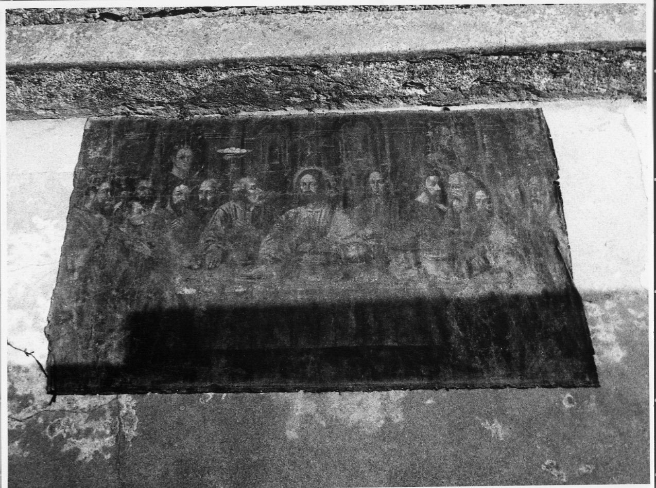 ultima cena (dipinto, opera isolata) - ambito italiano (fine/inizio secc. XVI/ XVII)