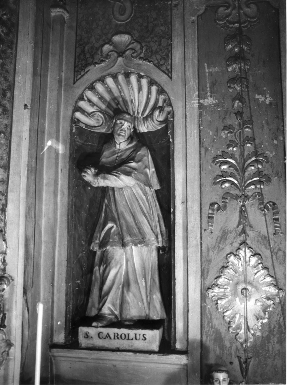 San Carlo Borromeo (statua, elemento d'insieme) - bottega italiana (fine sec. XVII)