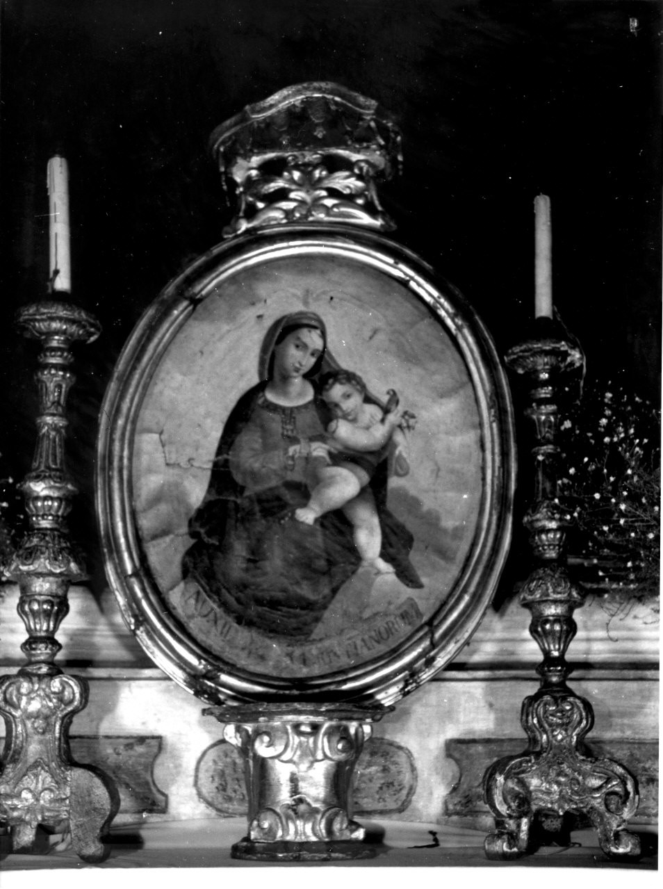 Madonna con Bambino (dipinto, opera isolata) - ambito italiano (metà sec. XVIII)