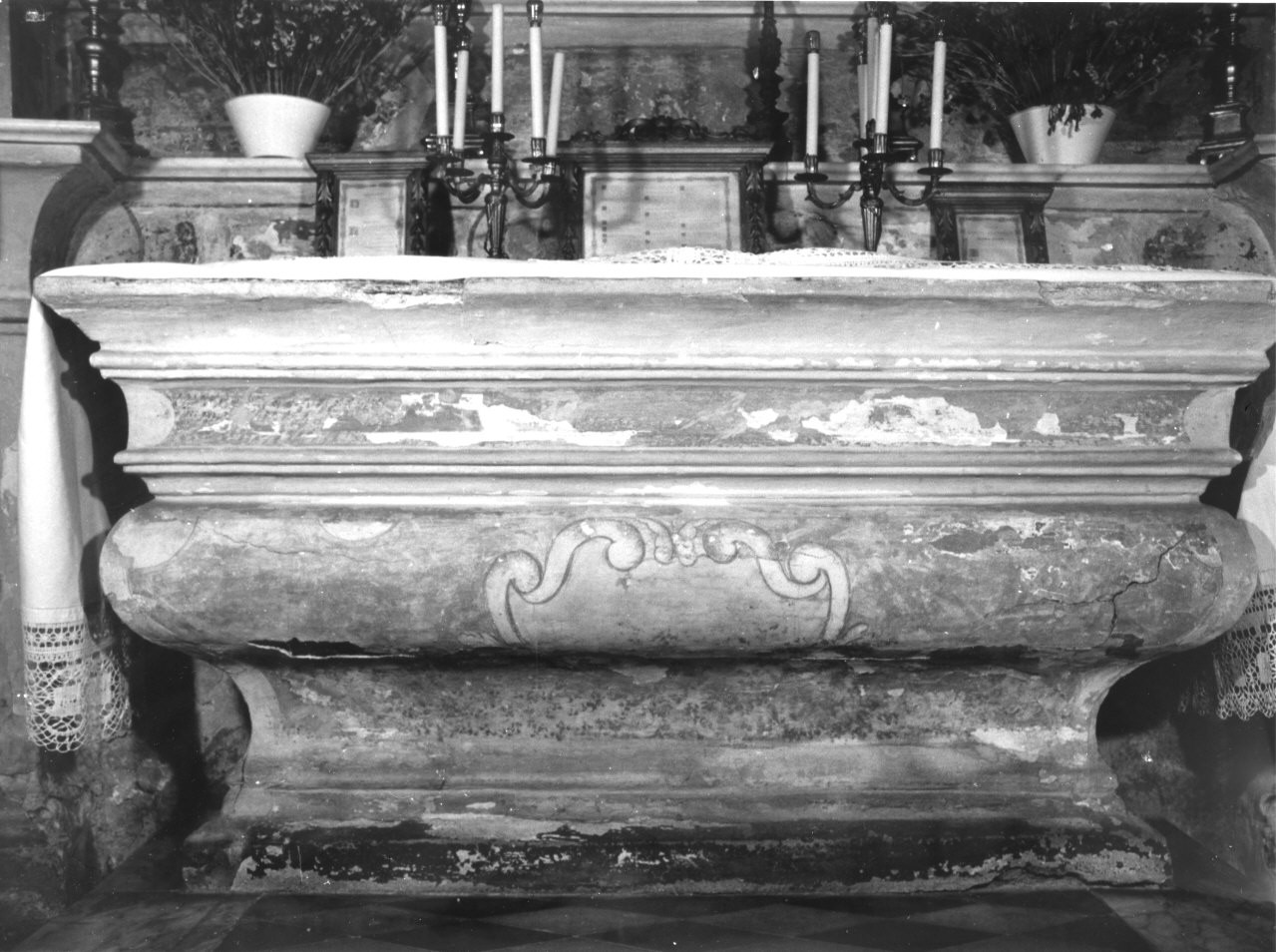 altare, insieme - bottega italiana (fine sec. XVII)