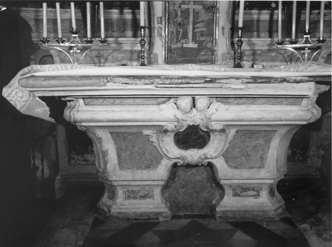 altare, opera isolata - bottega italiana (fine sec. XVII)