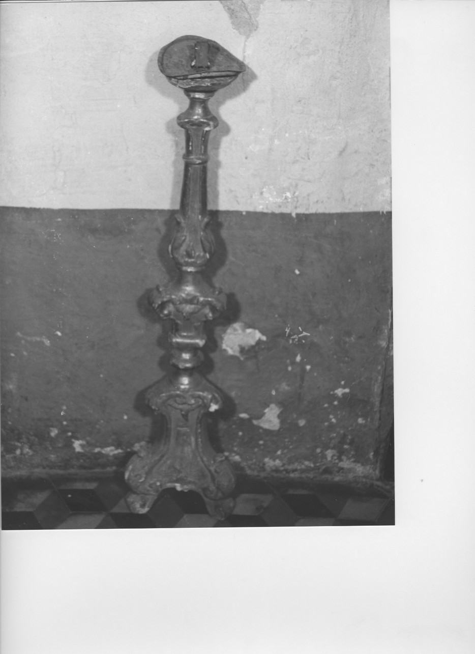 candeliere, serie - bottega liguro-piemontese (metà sec. XVIII)