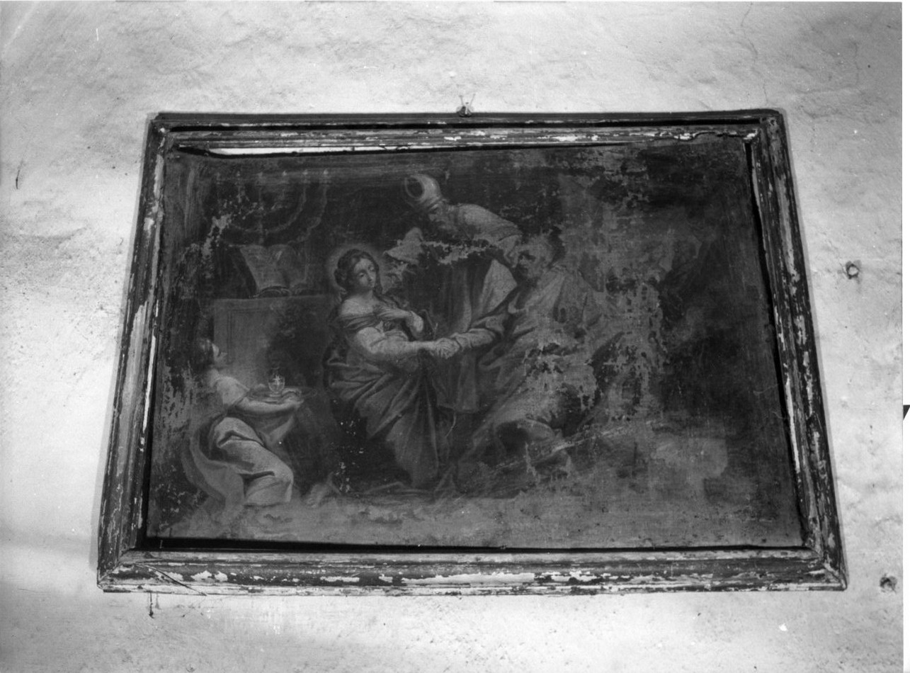 Sposalizio di Maria Vergine (dipinto, opera isolata) - ambito italiano (fine sec. XVIII)