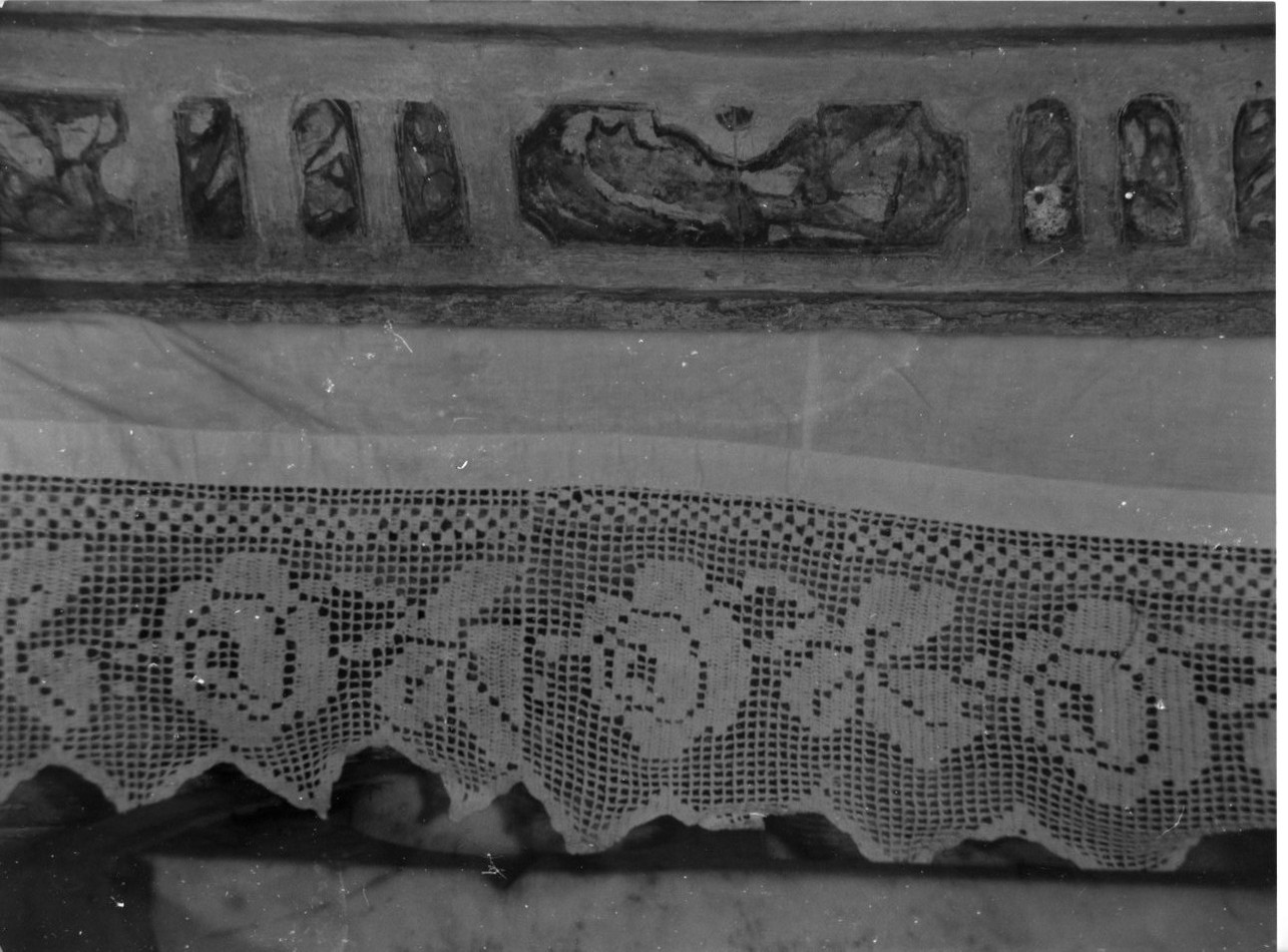 tovaglia d'altare, opera isolata - manifattura ligure (inizio sec. XX)