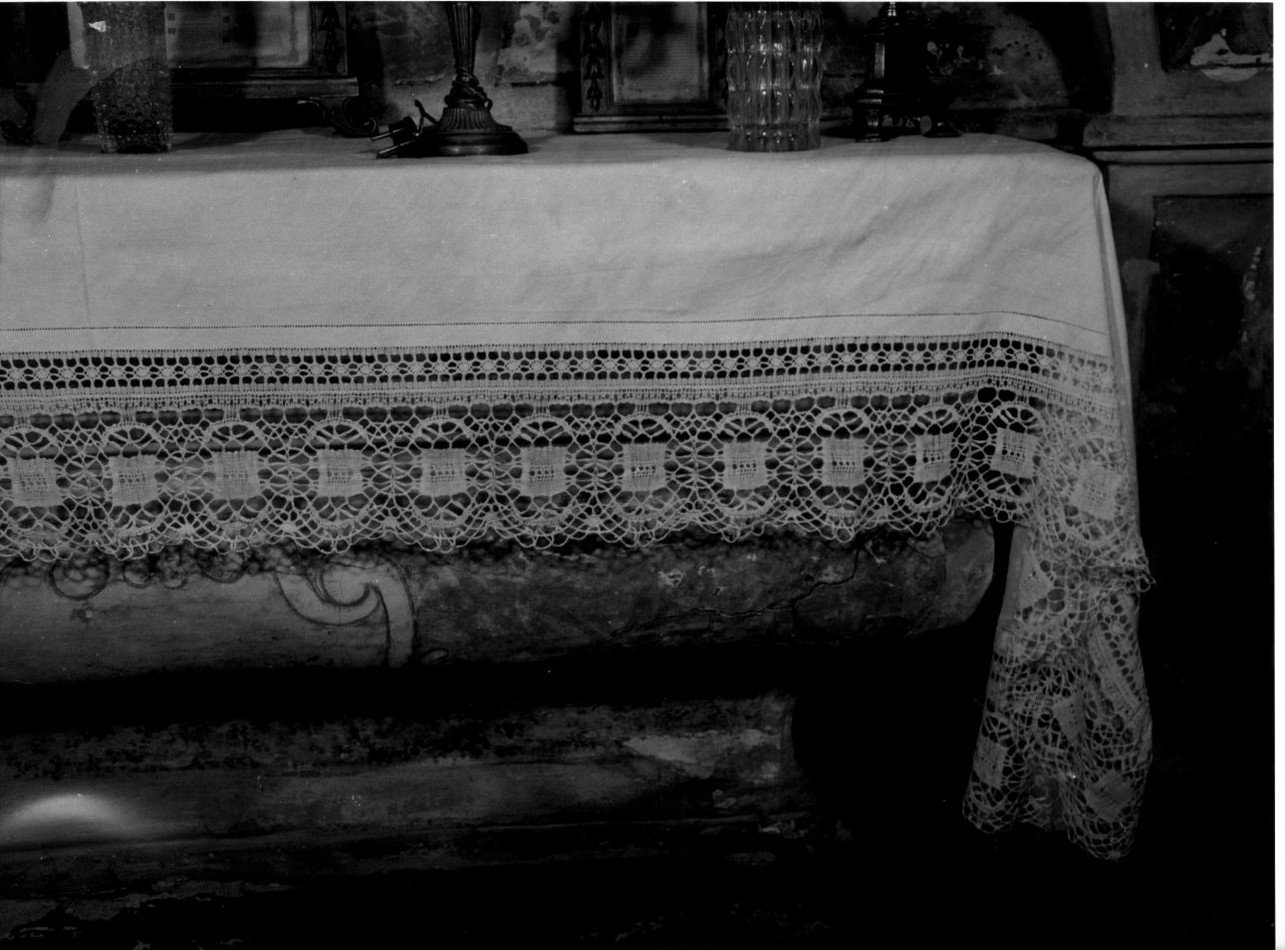 tovaglia d'altare, opera isolata - manifattura ligure (metà sec. XIX)