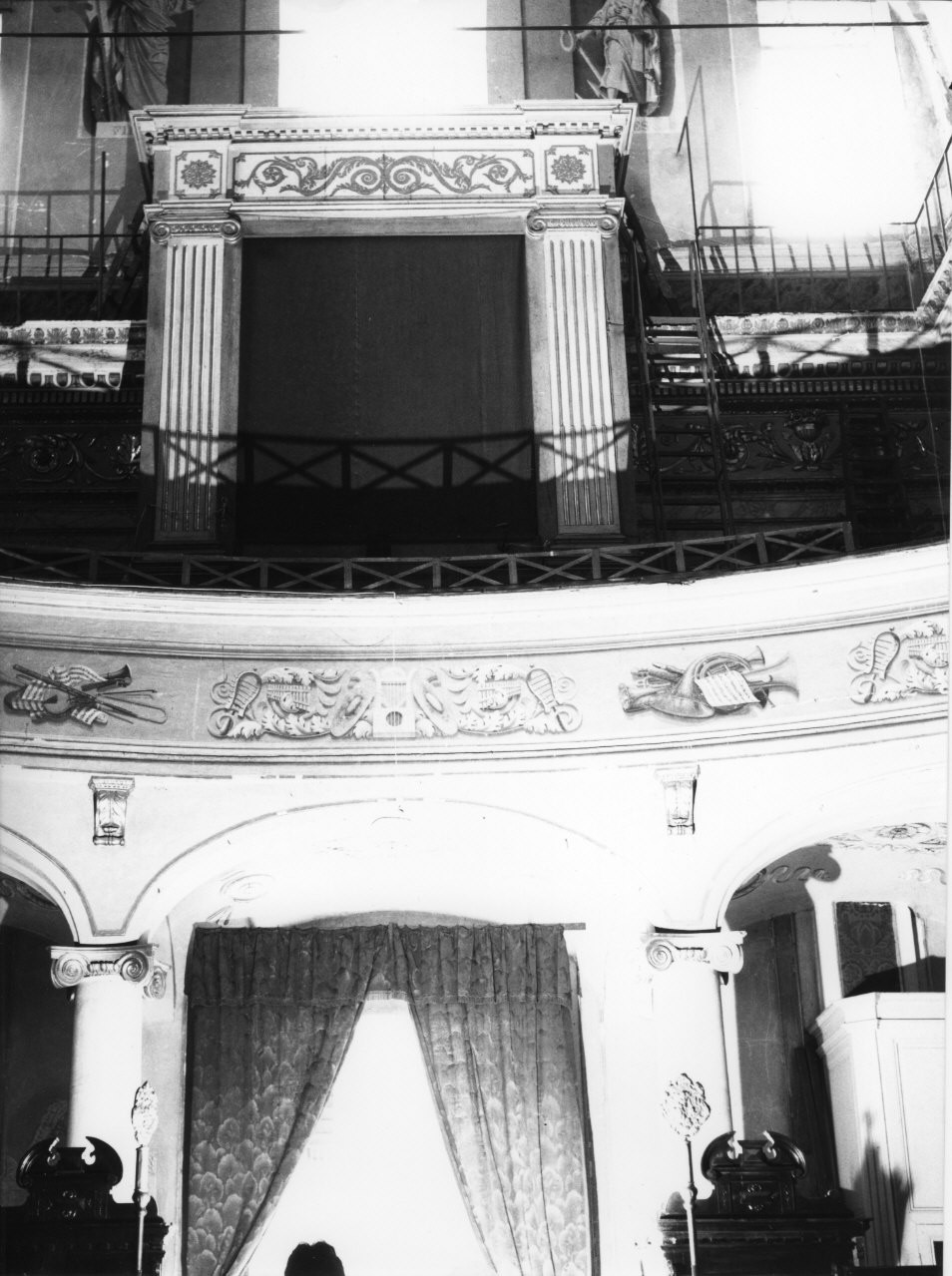 strumenti musicali (dipinto, opera isolata) - ambito italiano (prima metà sec. XIX)