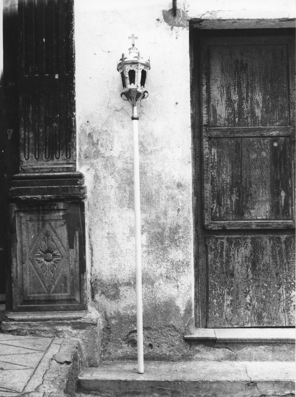 lanterna processionale, serie - bottega ligure (sec. XX)