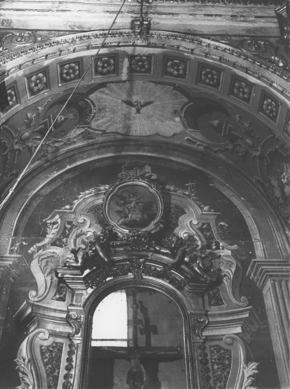 angelo custode (dipinto, elemento d'insieme) - ambito ligure (seconda metà sec. XVIII)