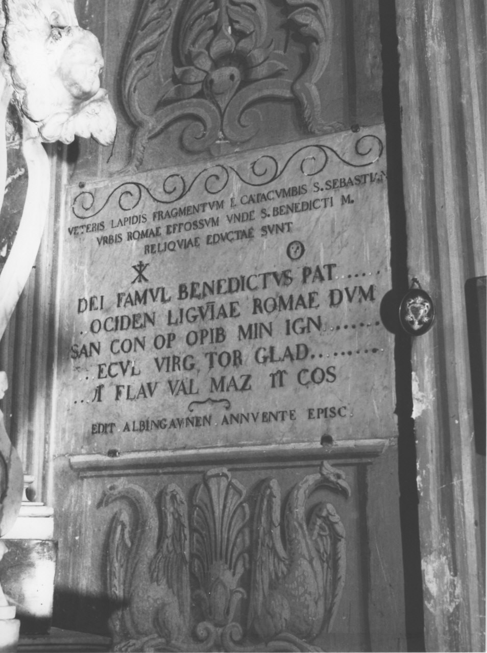 lapide, opera isolata - bottega italiana (sec. XIX)