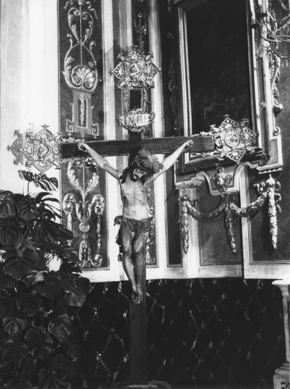crocifissione (croce processionale, opera isolata) di Cordone Giovanni Battista detto Bedè Curdun (primo quarto sec. XX)
