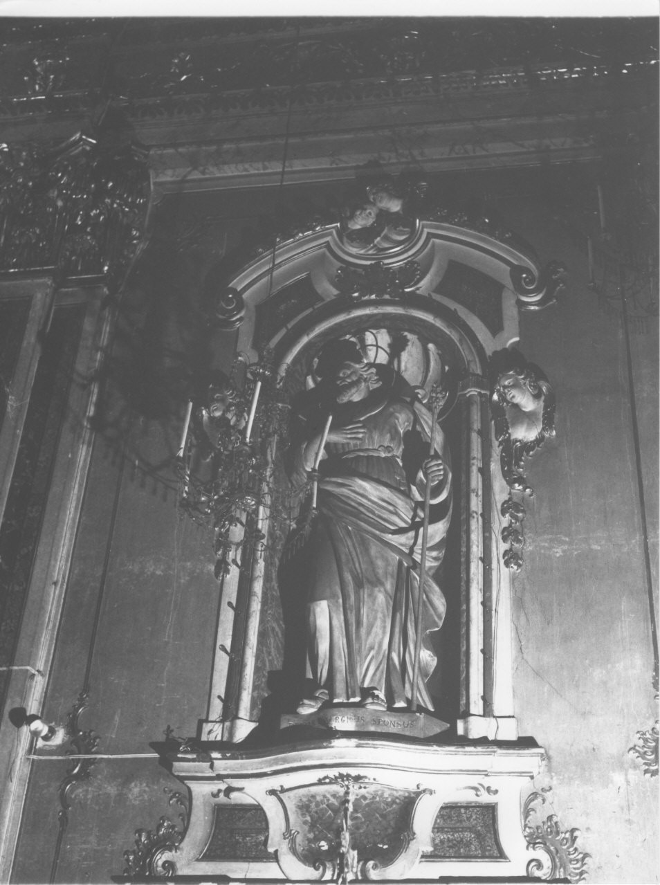 San Giuseppe (statua, elemento d'insieme) di Notari Pietro, Notari Stefano (inizio sec. XIX)