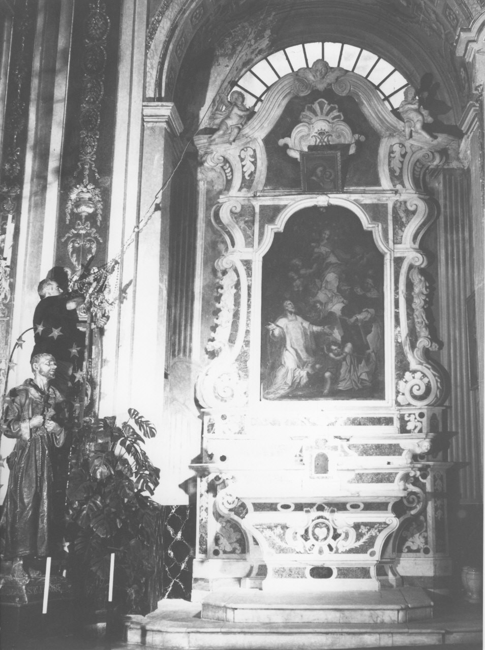 altare, elemento d'insieme di De Ferrari Agostino (seconda metà sec. XVIII)