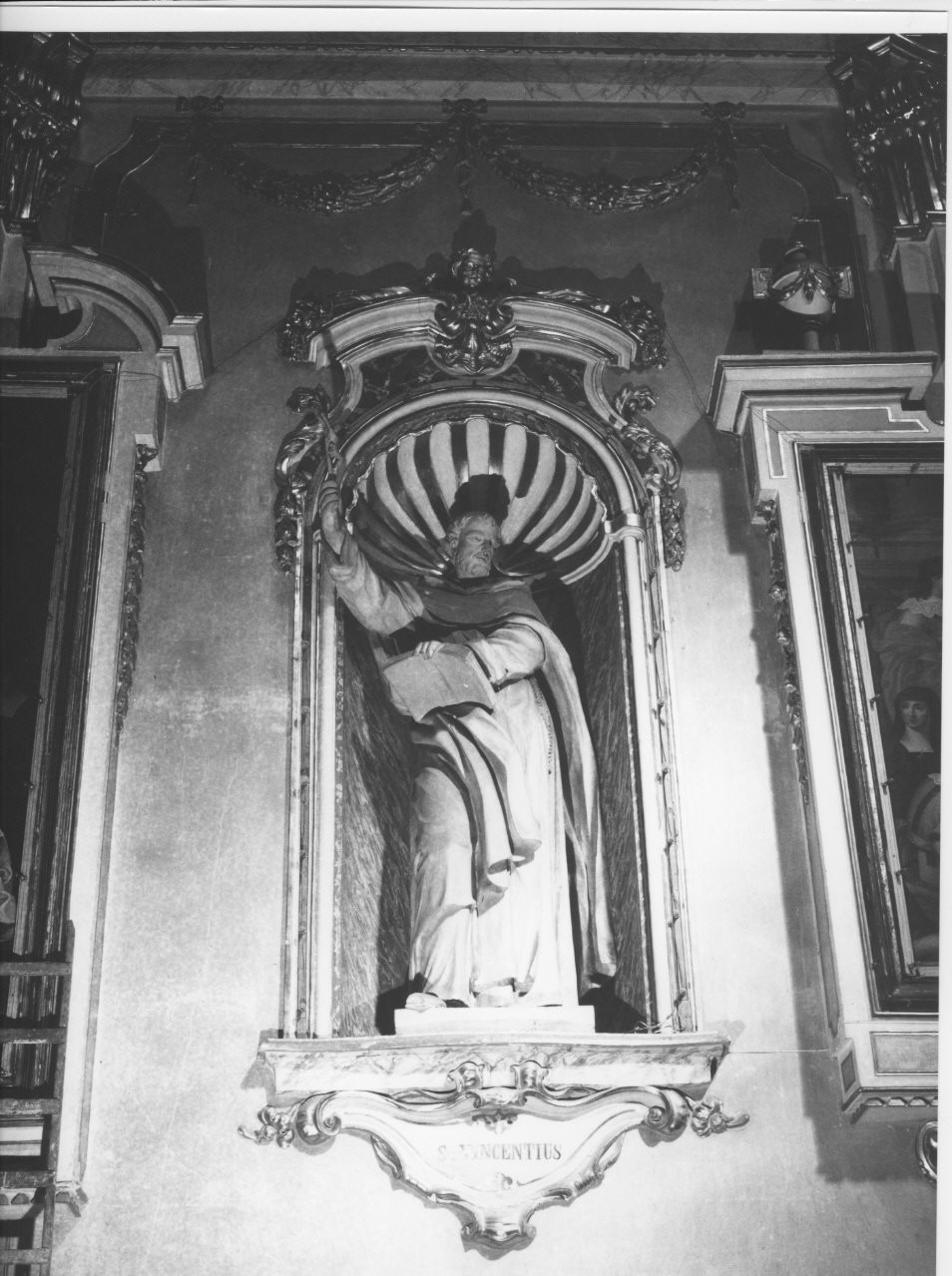 San Vincenzo Ferrer (statua, elemento d'insieme) di Notari Pietro, Notari Stefano (inizio sec. XIX)