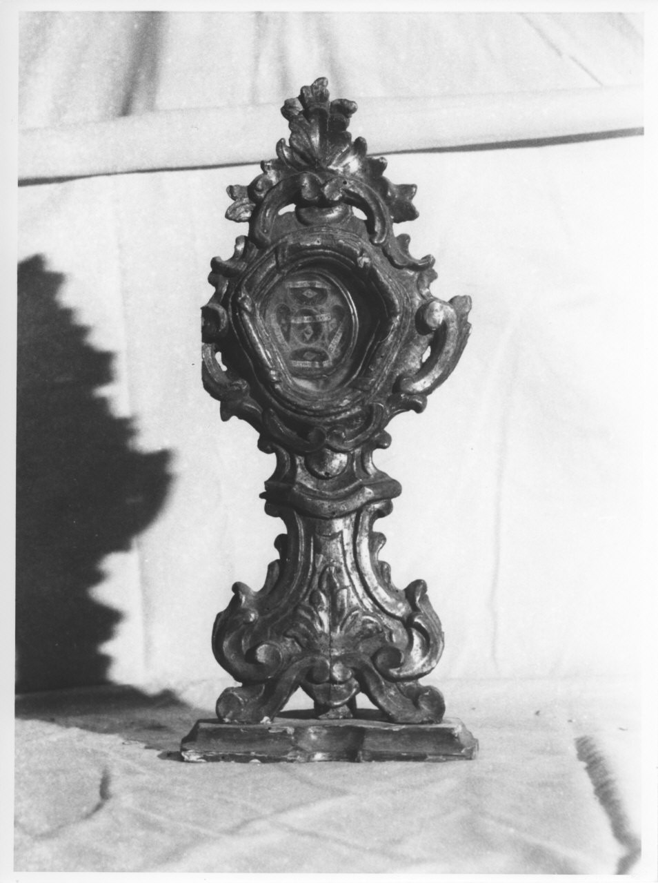 reliquiario - a castone, su supporto, opera isolata - bottega italiana (sec. XVIII)