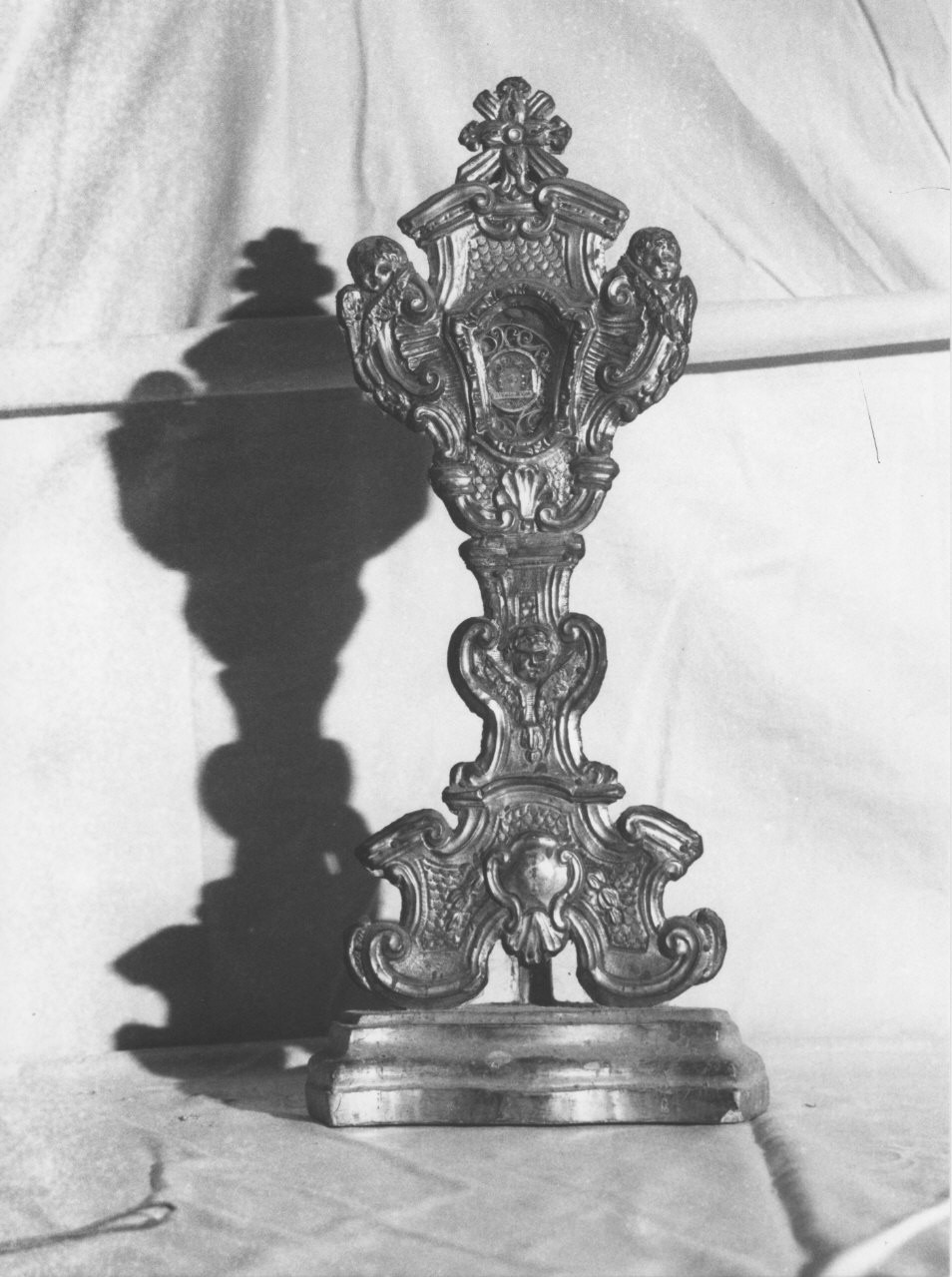 reliquiario - a castone, su supporto, opera isolata - bottega italiana (sec. XIX)