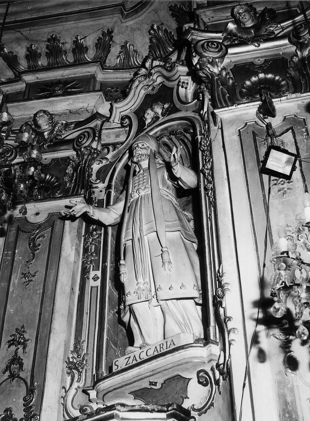 San Zaccaria (statua, insieme) di Adami Vincenzo, Lucchesi Pietro, Notari Stefano (secc. XVIII/ XIX)